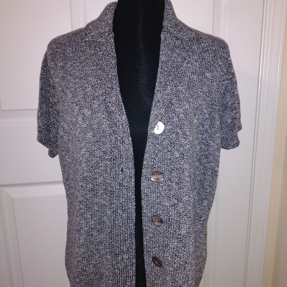 JONES NEW YORK Heavy knit cardigan sweater. - Picture 6 of 7